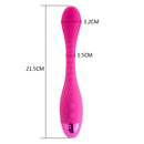 YEMA 10 Modes Bend Head G Spot Vagina Stimulator Dildo Vibrator Sex Toys for Woman Portable Butt Anal Plug for Men