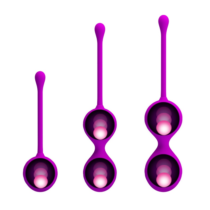 YEMA Kegel Balls Set 3 Sizes Vagina Inside Balls Massage Stimulation Female Adult Masturbator Sex Toys for Woman