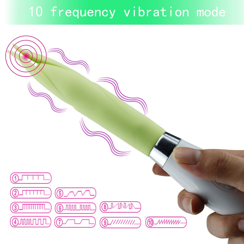 2019 New 10 Mode  G-spot Clip Vibrator Massager Sex Toy for Women Nipple Clamp Vaginal Clitoris Massager Female Masturbator