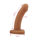 Soft Jelly Dildo Anal Butt Plug Realistic Penis with Powerful Suction Up Strapon Artificial Penis Dick Toy for Adult Sex Toys