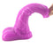 10" Colorful Horse Dildo in Red & Black or White & Blue