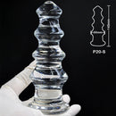 65mm huge size pyrex glass anal dildo large butt plug crystal artificial fake penis adult sex toy for women men gay masturbation