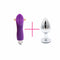 YEMA 2PCS/Set Strong Mini G Spot Vibrator Small Clitoris Stimulate Butt Plug Anal Plug Sex toys for Women Men Gay Sex product