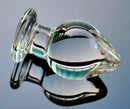 Large Clear Pyrex Glass Butt Plug