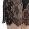 RS80455 Camisola Sexy Lingerie Sheer Lace Nightdress M L Woman Spaghetti Strap Thin See Though Above Knee Black Lace Nightgown