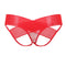Ondergoed Dames Slips Hollow Out M-3XL Tangas Women Sexy Erotic New Arrival Low Waist Red Black Cross Woman Underwear PS5153