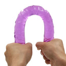 YEMA 2PCS Jelly Double Dong Realistic Long Dildo for Lesbian Couple&Multispeed Vibrator Sex Toys for Women Vibrador Sex Shop