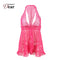 Comeondear Sexi Baby Doll Dress T-Back Short Mini Nighty Babydoll Lace Patchwork Sleeveless Sex Clothes For Women Dessous R80526