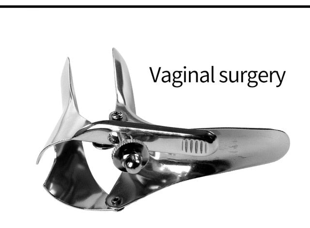 2pcs Stainless Steel Vagina Expansion Device Adult Genitals Anal Vaginal Dilator Colposcopy Speculum Medical Feminine Hygiene