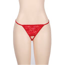 PS5024 New Arrival Hot Sale Mid Rise M 2XL, XL Sex Woman Panties Lace G-String Thong Open Back With Diamond Exotic Panties
