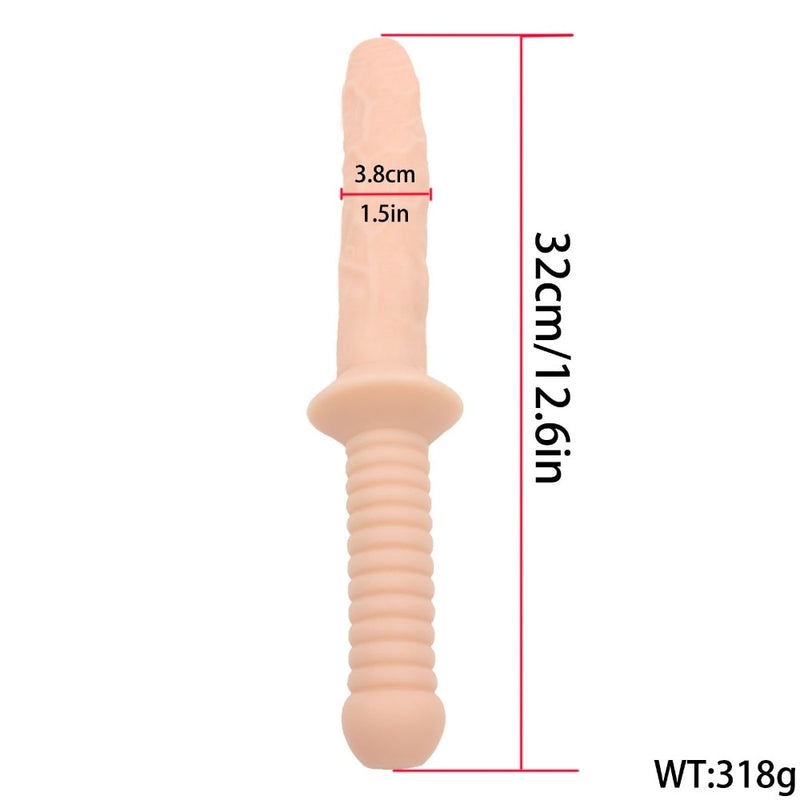 YEMA 12.6 inch Handle Long Big Realistic Dildo Vibrator Portable Dildos Sex Toys for Woman Mini Bullet Vibrators for Women Adult