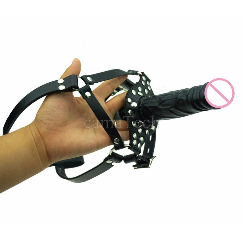 camaTech Double-Ended Dildos Gag Strap On