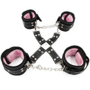 YEMA 9Pcs/Set Soft Sex Bondage Wand Vibrators for Women Adult Couple Lesbian Sex Toys Slave Games Handcuff Mouth Gag Erotic Toys