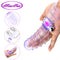 Big Size Finger Sleeve Vibrator Clitoral Stimulator G Spot Massage Sex Toys for Women Masturbator Lesbian Orgasm Adult Products